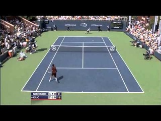 Kei Nishikori vs Marin Cilic US Open 2010