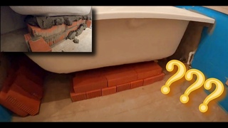 Самая надёжная установка ванны.Как установить ванну.