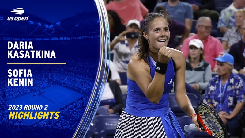 Daria Kasatkina vs. Sofia Kenin Highlights, 2023 US Open Round