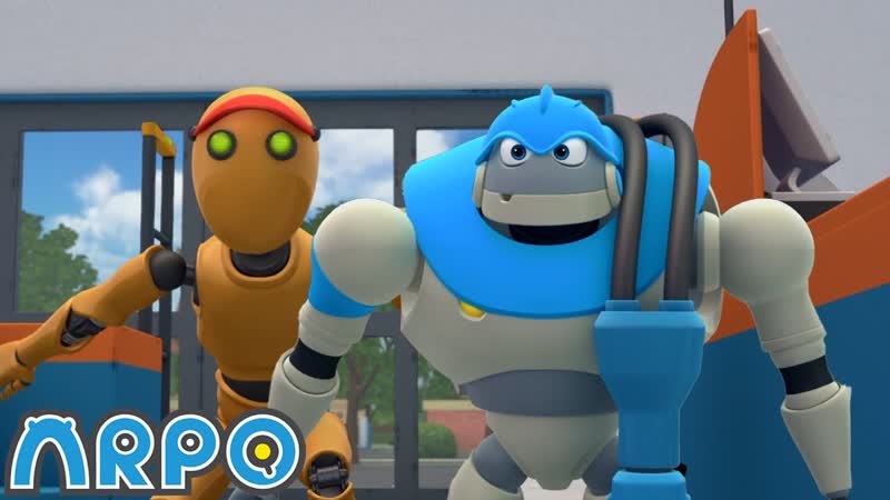 Hyper Hypermart ARPO The Robot, Kids Cartoons, Moonbug
