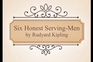 Six Honest Serving Men by Rudyard Kipling | Animated Poem | Poem #2