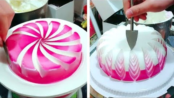 Most Satisfying Cake Decorating Design Ideas Delicious Chocolate Cake Recipes SO YUMMY