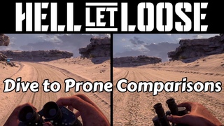 All Dive to Prone Versions Compared - Hell Let Loose