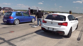 900HP BMW M140i XDrive vs 950HP VW GOLF 4 R32 Turbo