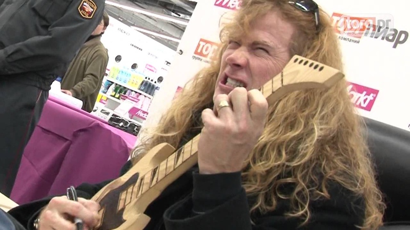 Megadeth в Москве, автограф сессия в Media