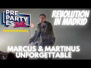 🇸🇪 MARCUS & MARTINUS - UNFORGETTABLE - SWEDEN PrePartyES #eurovision2024 #eurovision #preparty