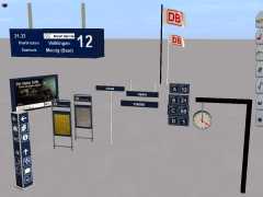 DB advertising wall animated