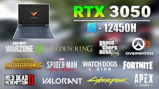 HP Victus 15 - i5 12450H + RTX 3050 Laptop Gaming Test in 2023