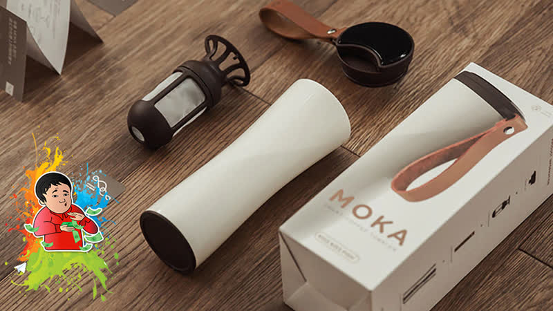 Термокружка Xiaomi Kiss Kiss Fish Smart Travel Mug Launched умный Термос Xiaomi KKF