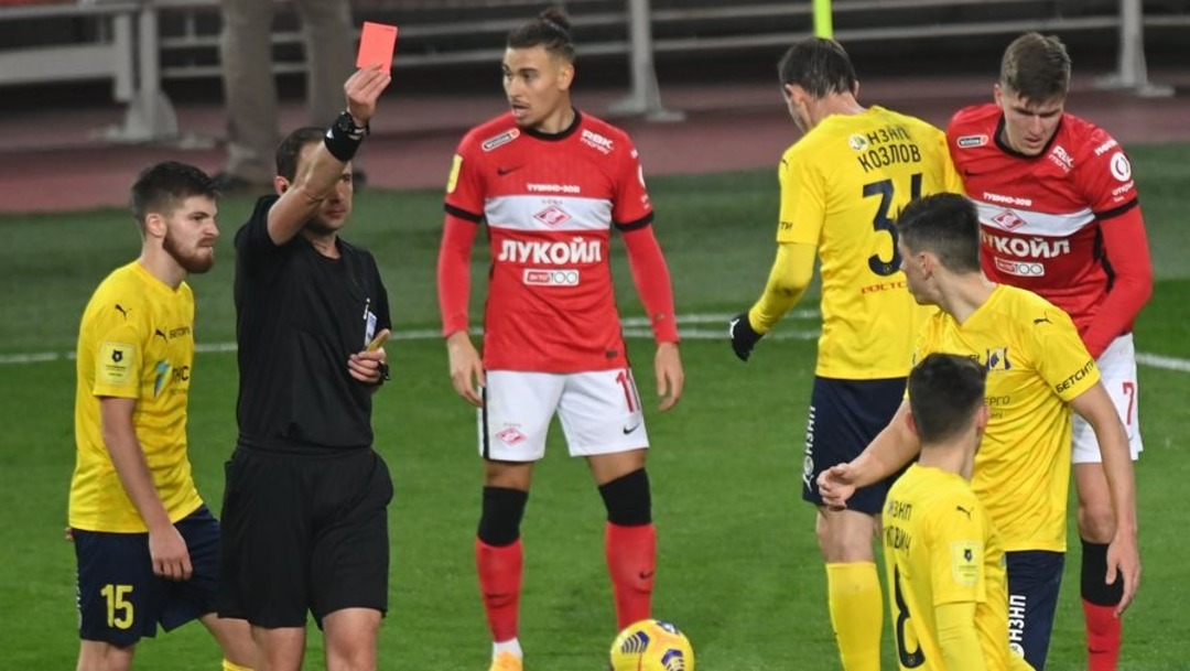 Спартак - Ростов, 0;1. Удаление Денниса Хаджикадунича