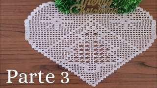 Centro de Mesa para Navidad a crochet | Paso a Paso | Parte 3/4
