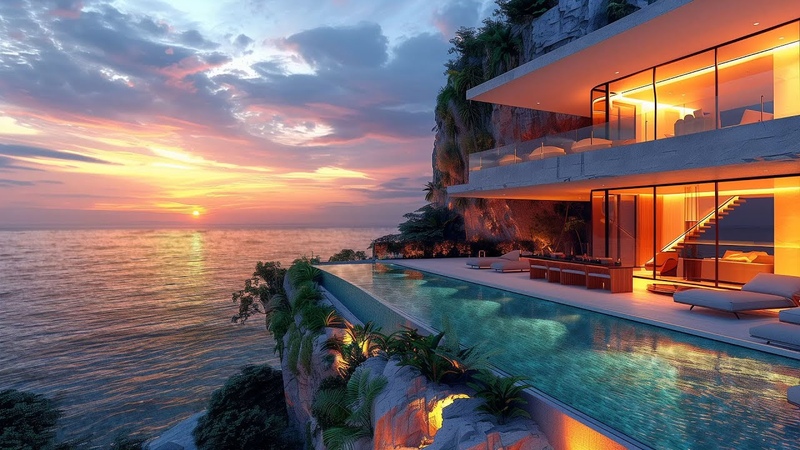 Seaside Coffee Melodies Relaxing Jazz and Smooth Ocean Wave Sounds for Studying, Working,