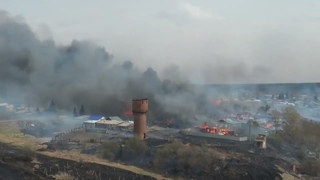 Остались только печки. Вот так горел город Уяр в Красноярском крае.