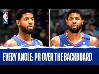 Every Angle: PG Over The Backboard!