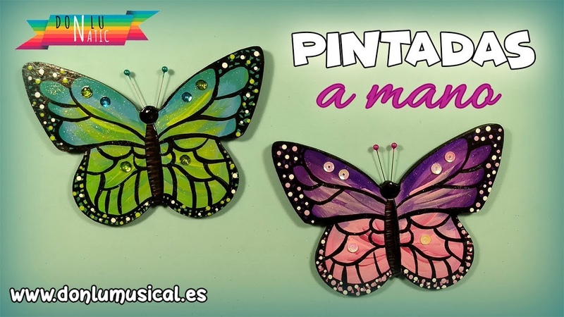 Cómo pintar mariposas paso a paso para decorar tu