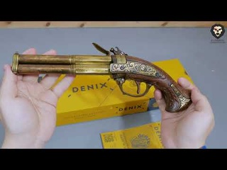 Макет кремниевого пистолета Denix D7/5309 видео обзор 4k