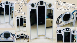 Dollar Tree / Walmart / DIY / Manualidades 3 Way Glam Victorian Body Length Mirror 2019 #WithMe