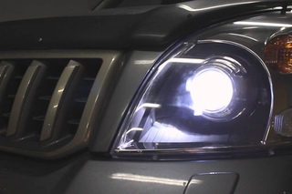 Toyota Prado 120 FULL LED HEAD Lights,Bi-Led KOITO,OSRAM LED FOG1012