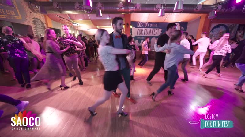 Paco Sanmartin and Liliya Abdullina Salsa Dancing at Rostov For Fun Fest ( Russia),