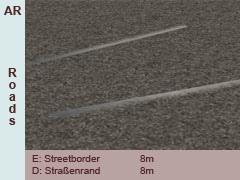 street border 8m
