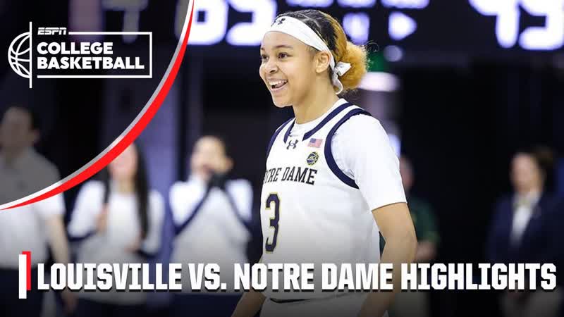 Louisville Cardinals vs. Notre Dame Fighting Irish, Full Game Highlights, ESPN College