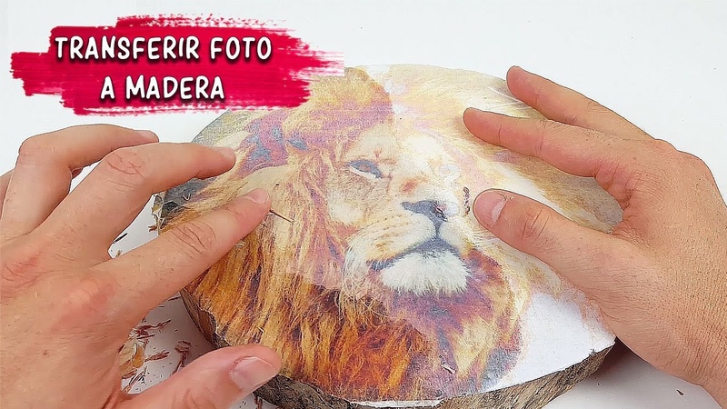 Cómo TRANSFERIR FOTO a madera con COLA BLANCA o RESISTOL