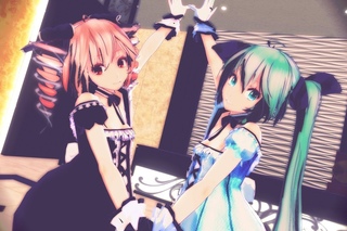 【MMD】夏に去りし君を想フ Tda式 テト＆ミク ( Tda Teto ＆ Miku )