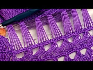 Oh my GOD, what a beauty! Quick and elegant crochet stitch