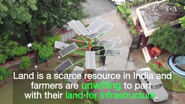 Indian Solar Tree to Allow for Smaller Solar