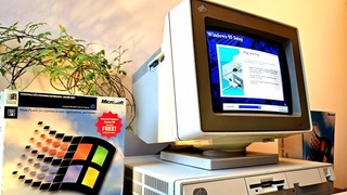 Installing Windows 95 on the Bare Minimal Configuration (IBM PS/2 Model 55SX)