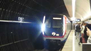 Метропоезд 81-765.4/766.4/767.4 Москва-2019 станция Марьина Роща