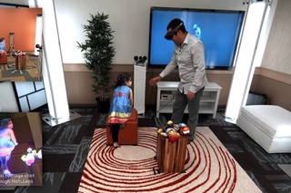 holoportation: virtual 3D teleportation in real-time (Microsoft Research)