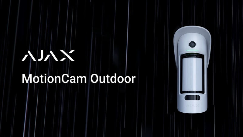 Ajax Motion Cam Outdoor: фотоверификация тревог для уличной
