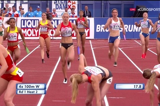 4x100m Relay Women’s Heat 2 - European Athletics Championships 2016