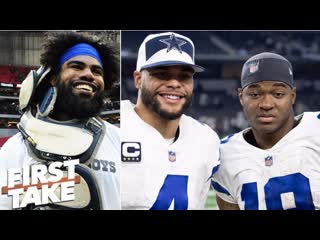 Stephen A. not sold on Zeke, Dak & Amari as Cowboys new triplets | First Take