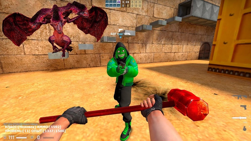 Counter strike 1. 6 МОЙ ЗОМБИ СЕРВЕР ZM Сожри меня полностью зомби, 1