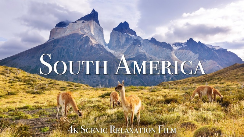 South America 4 K Scenic Relaxation Film With Calming
