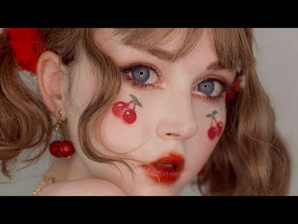 cherry girl peko inspired makeup tutorial jolse