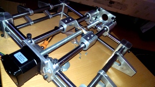 DIY Aluminium 3D-printer firts tests RAMPS 1.4