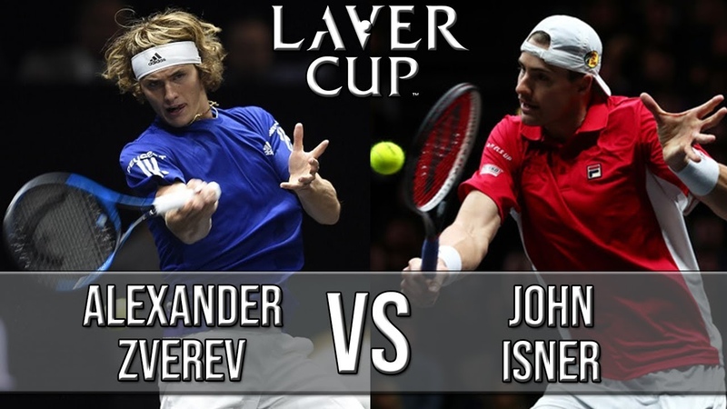 Alexander Zverev Vs John Isner Laver Cup 2018 ( Highlights
