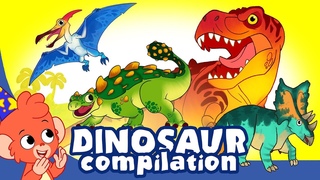 Learn Dinosaurs for Kids | Cute and Scary Dinosaur Cartoons | t rex Triceratops | Club Baboo