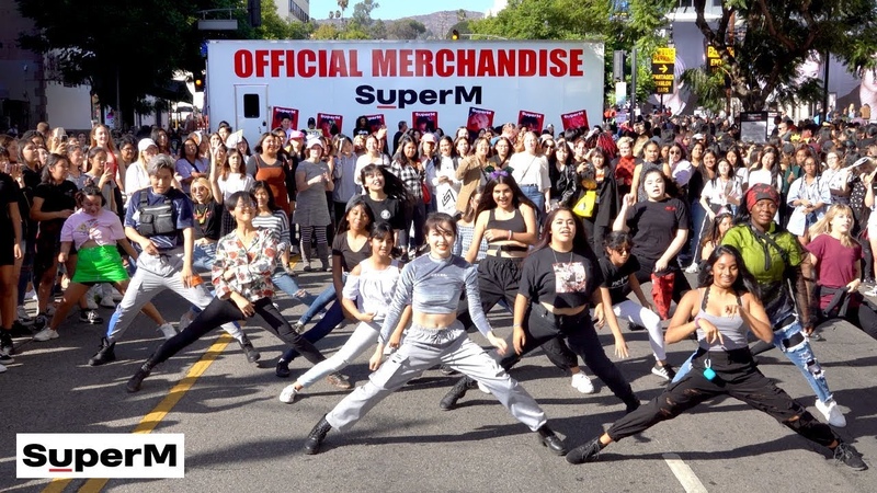 Super M Random Play Dance in LA, Ellen and