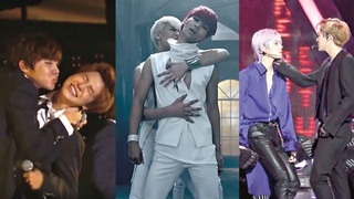 Kpop boy groups skinship/gayness in choreography