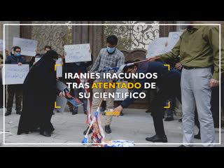 Iranes iracundos tras atentado de su cientfico