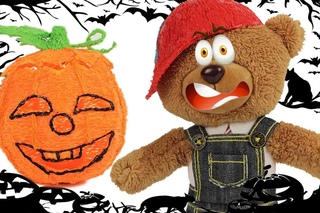 🎃 Страшно веселая история про Halloween МЕДВЕДЯ ВАНЬКИ. 🎃  Тыква для МЕДВЕДЯ ВАНЬКИ...