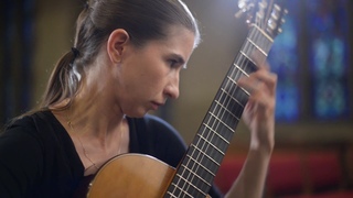 Classical guitarist Petra Polkov performs &quotCapriccio" by Johann Kaspar Mertz (1806-1856)