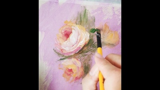 Step-by-step How To Paint Flowers | Rose #11 | My 30 day Challenge | Cch V Hoa Hng