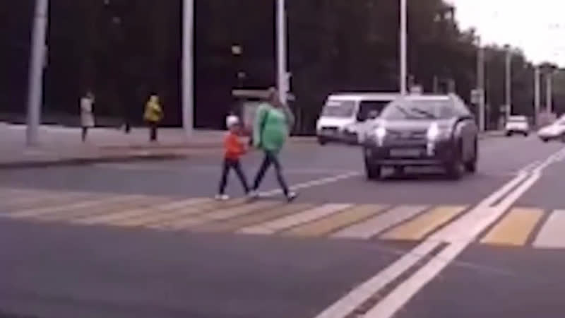 Девушка сбила беременную с ребёнком. Уфа, Башкортостан