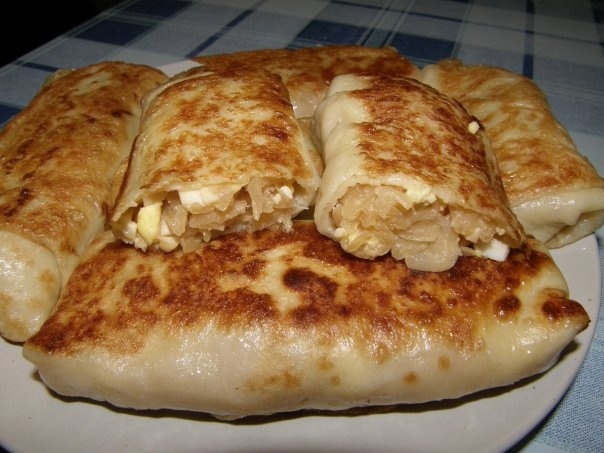 Блины с капустой фото Блины с капустой фото