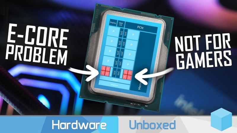 E Cores Suck For Gaming Intel 12th Gen Core Alder Lake Architectural